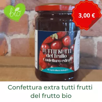 Confettura extra tutti frutti del frutto bio