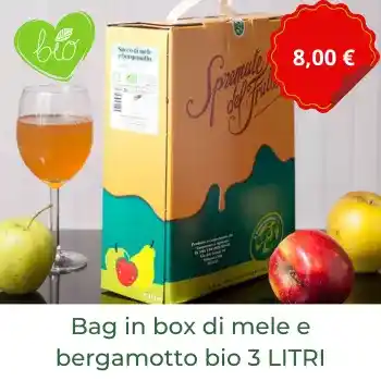 Bag in box di mele e bergamotto bio 3 l