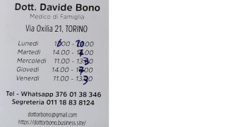 medico di famiglia torino Dottor Davide Bono, medico di famiglia