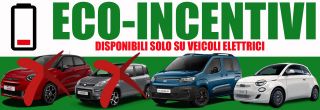 Eco-bonus disponibili solamente su veicoli elettrici! Fino a 5000€ di extra sconto! Acquista subito la tua nuova auto!